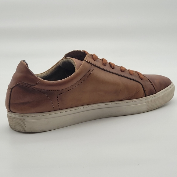 Banana Republic Nicklas Men's Size 10 Cognac Brown Leather Ortholite, Used - Picture 8 of 15
